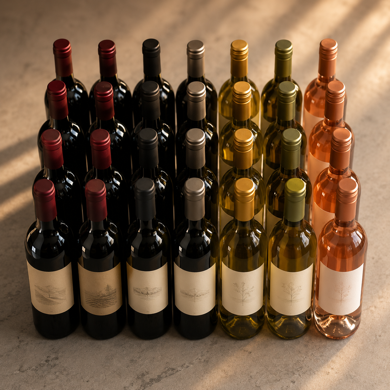 asorted wines